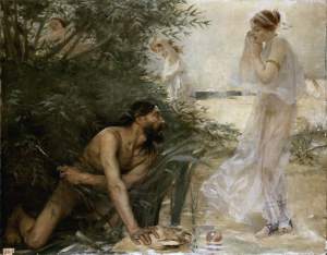 Ulysse et Nausicaa Tableau avec lequel Jean VEBER concourut pour le prix de Rome en 1988