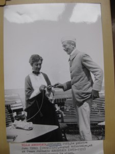 Jean Veber et sa femme pendant une permission en 1915