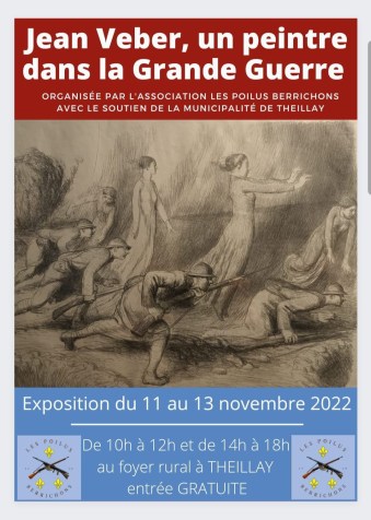 Affiche expo peintre dans la guerre 2022