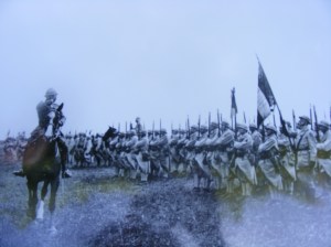  Jean Veber porte - drapeau en 1916